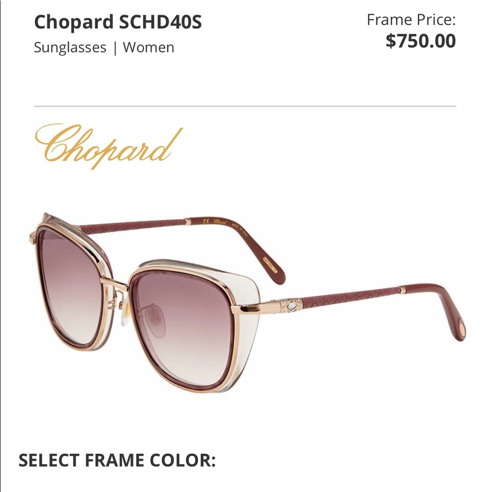 Chopard women’s sunglasses